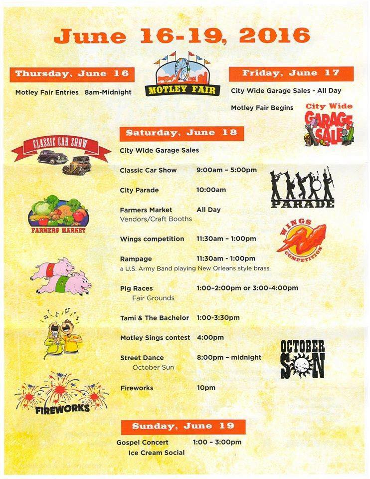 Morrison County Fair Events Calendar